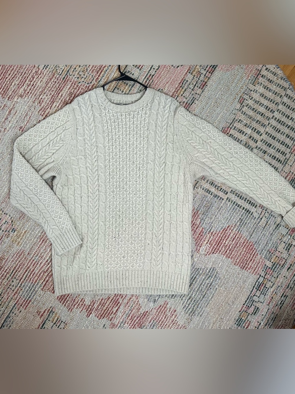 Duluth Men's Cable Knit Crewneck Sweater